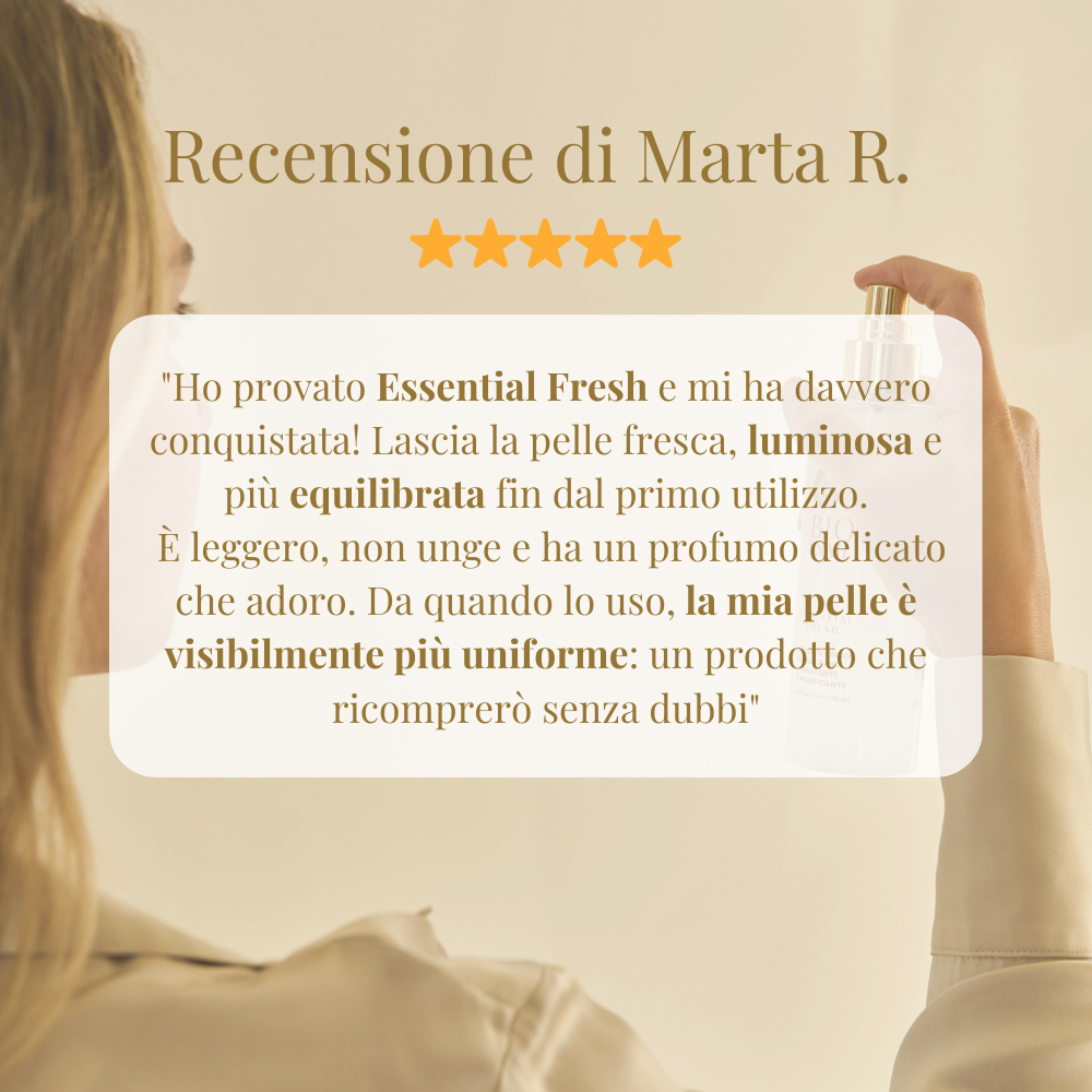 Essential Fresh - Booster Spray rigenerante, idratante e purificante